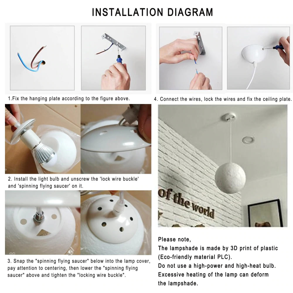 The Royal Moon Hanging Lamps