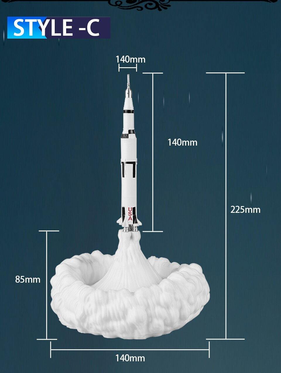 The Space Shuttle Lamp - Royal Moon Lamp