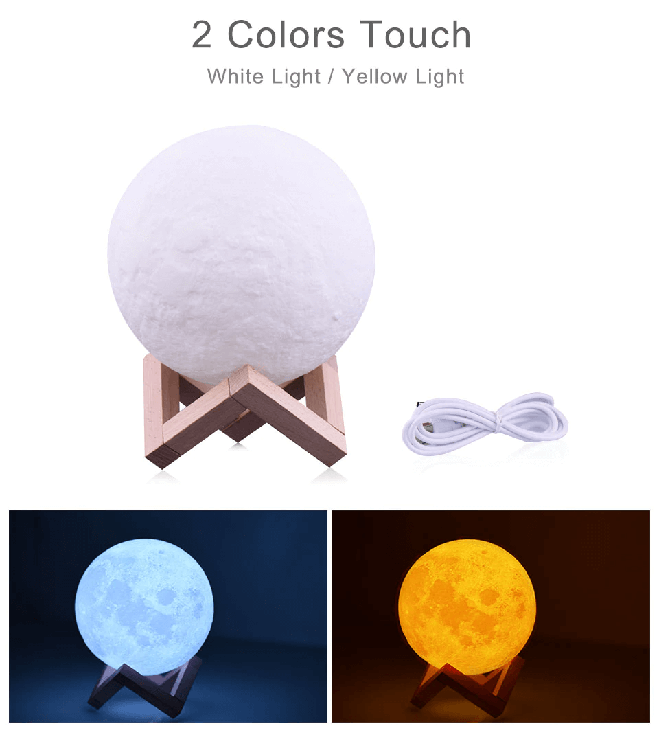 The 16 Colors Earth Lamp