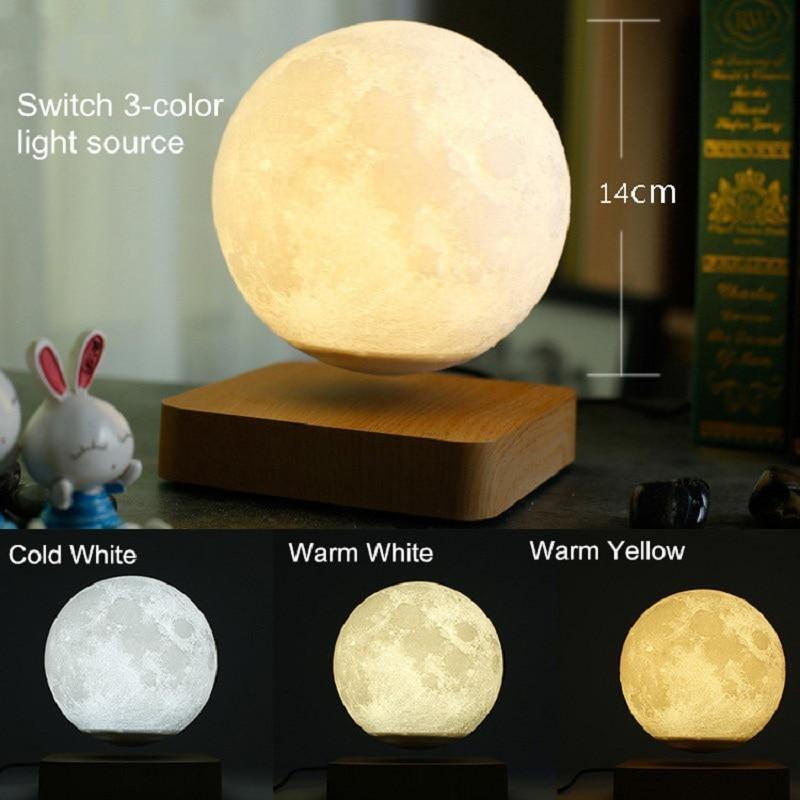 The Levitating Saturn Lamp - Royal Moon Lamp