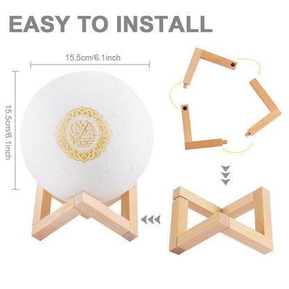 Moon Lamp with Blue Tooth Quran Speaker - Royal Moon Lamp