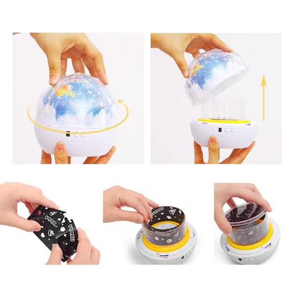 LED Night Light Galaxy Projector [USA Shipping]