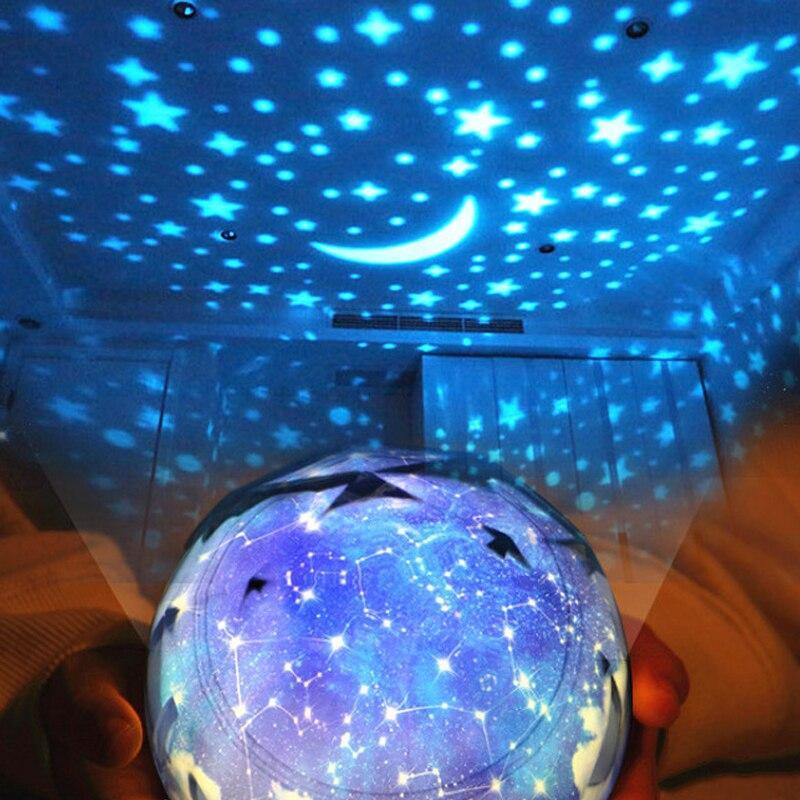 LED Night Light Galaxy Projector - Royal Moon Lamp