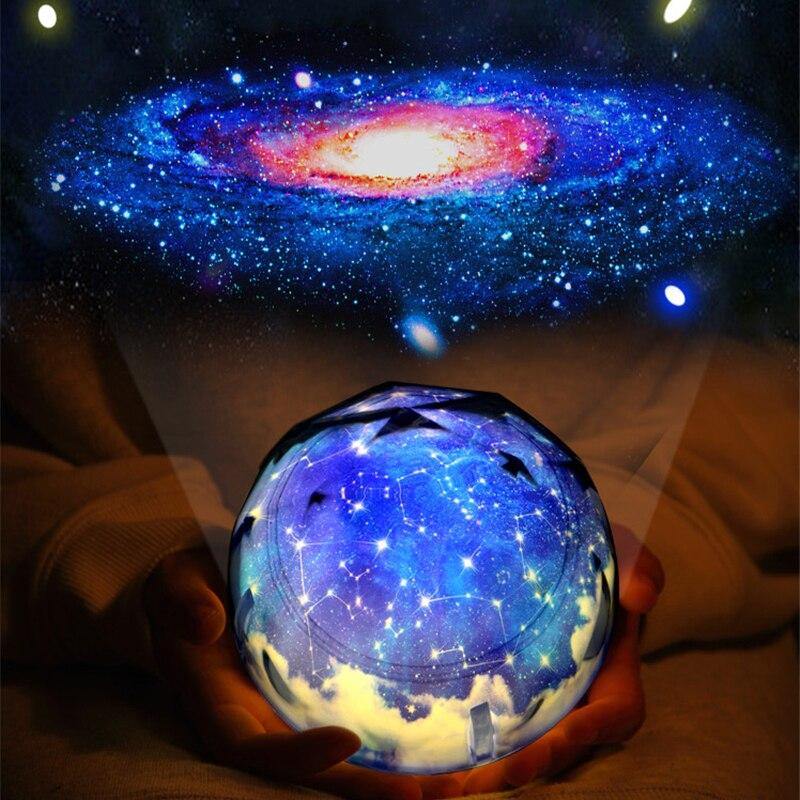 LED Night Light Galaxy Projector - Royal Moon Lamp